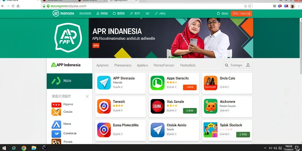 Tampilan antarmuka aplikasi yang menarik dan modern.