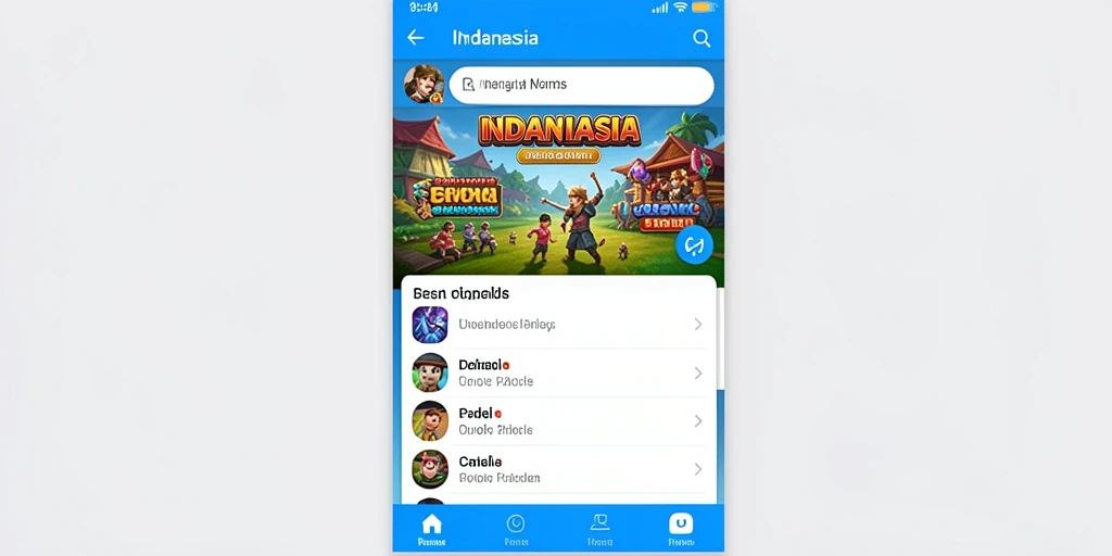 Menampilkan karakter utama dalam aksi.
