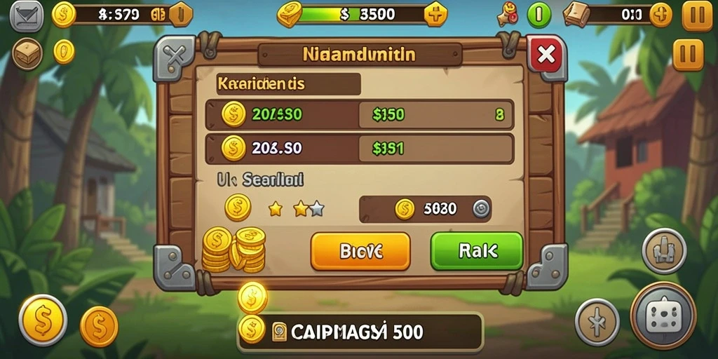 Tampilan antarmuka IDAGAME yang menarik.