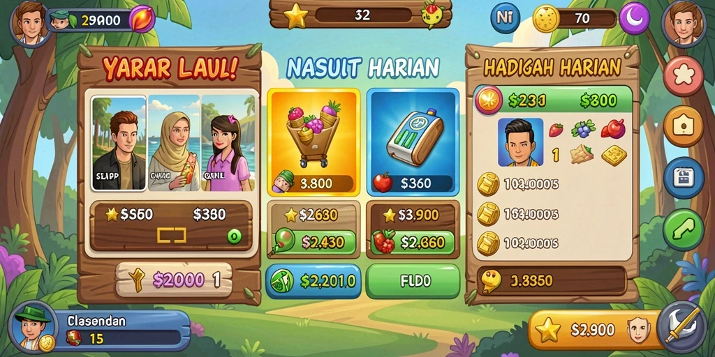 Tampilan antarmuka yang ramah pengguna.
