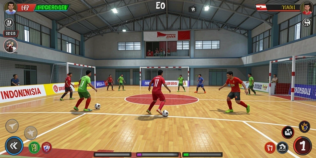 Tampilan utama LIGAMASTER77 dengan grafis menawan.