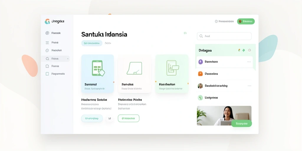 Tampilan antarmuka yang menarik dan mudah dinavigasi.