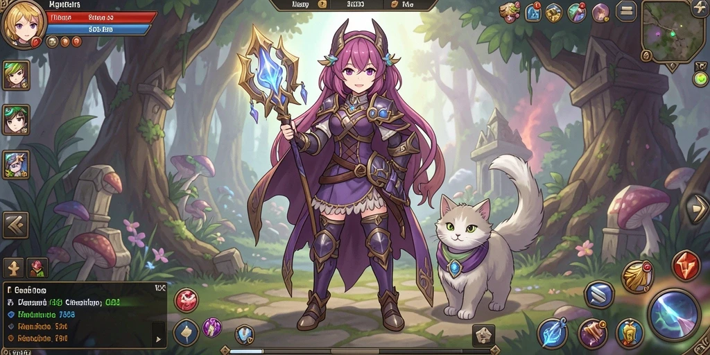 Screenshot menampilkan level baru yang menantang.
