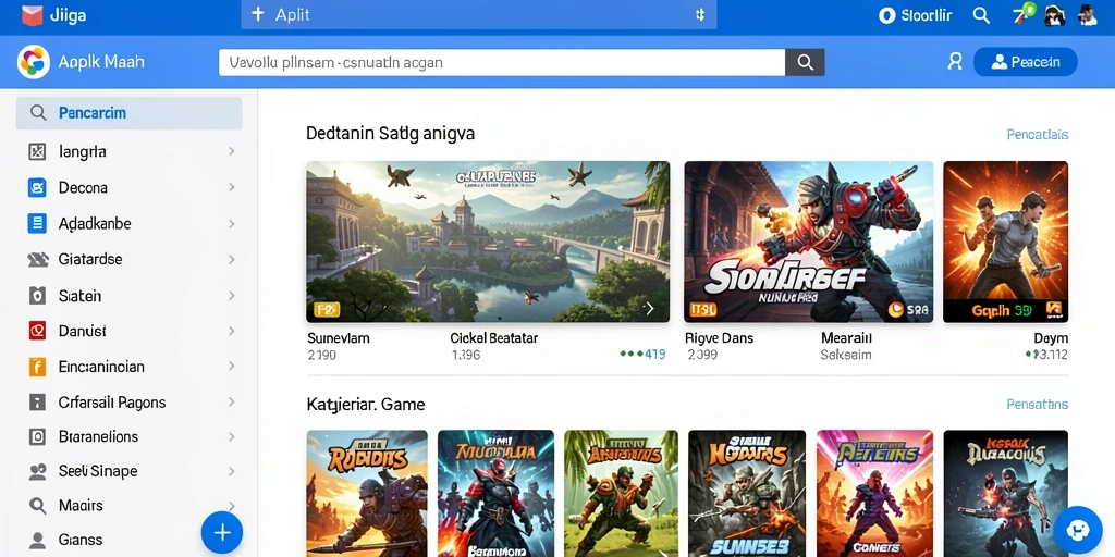 Screenshot menunjukkan tampilan antarmuka yang menarik.