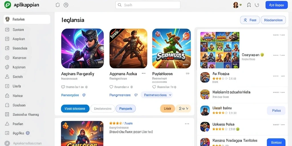 Tampilan awal yang menarik dan intuitif.