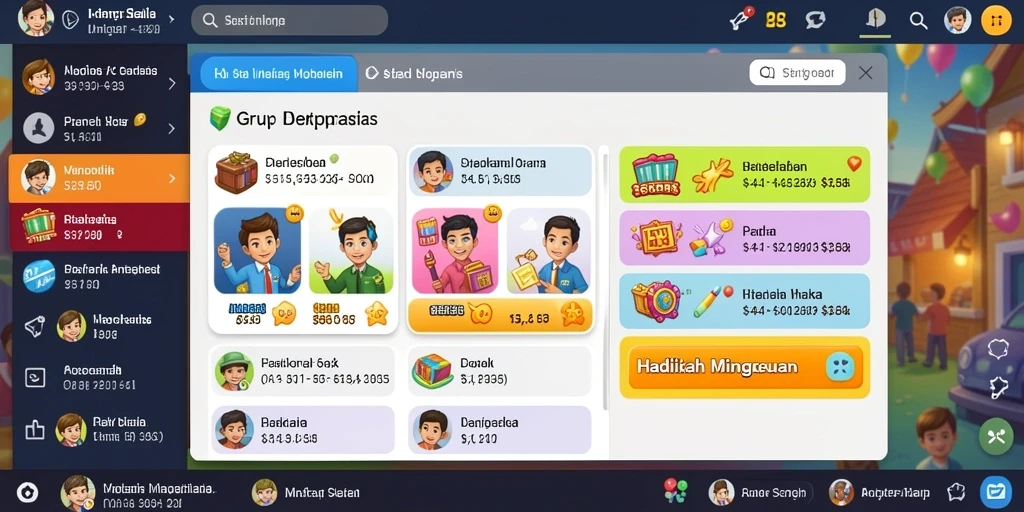 Tampilan antarmuka yang user-friendly dan menarik.